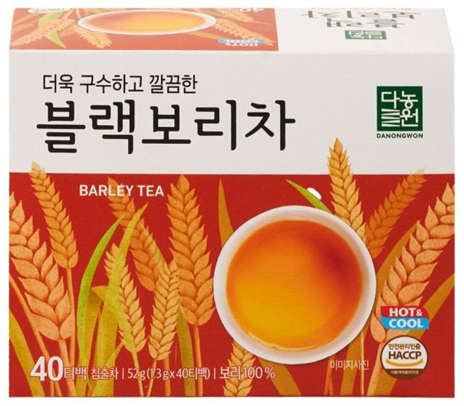 다농원 블랙보리차, 1.3g, 40개입, 4개