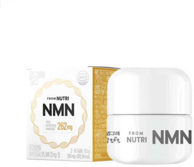 빙그레 프롬뉴트리 NMN 효모발효분말 262mg 영국산 비타민C 글루타치온, 7개, 30정