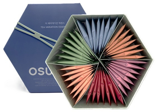 오설록 티 베리에이션 에센스 6종 총42입 선물세트 답레품, 1개