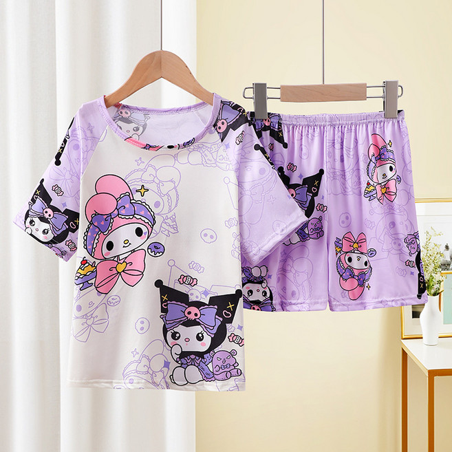 어린이 주니어 키즈 잠옷 캐릭터 파자마 홈웨어 내의 반팔 상하의세트