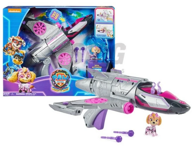 퍼피구조대 더 마이티 무비 스카이 디럭스 제트기/, 1개 - 쿠팡