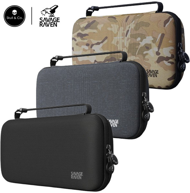 스컬앤코 닌텐도 스위치2 케이스 가방 EDC 파우치, 1개, 블랙