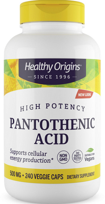 헬시오리진스 하이 포텐시 판토텐산 500mg 베지 캡슐, 240정, 1개