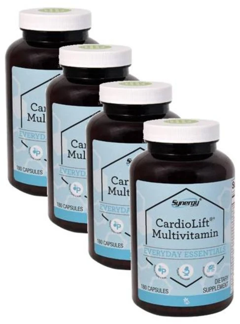 비타코스트 시너지 카디오리프트 멀티비타민 캡슐 Vitacost Synergy Multivitamin, 4개, 180정 - 쿠팡