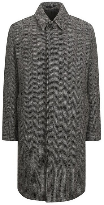 파렌하이트 헤링본 발마칸 코트 FJLAX7337 H