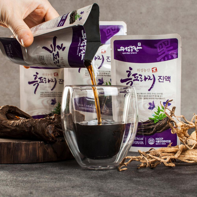 의성농산 흑도라지 진액 1박스(30팩-1개월분), 30개, 80ml