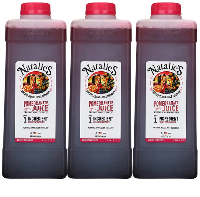 나탈리스 프리미엄 석류 착즙주스 1L X 3, 3개