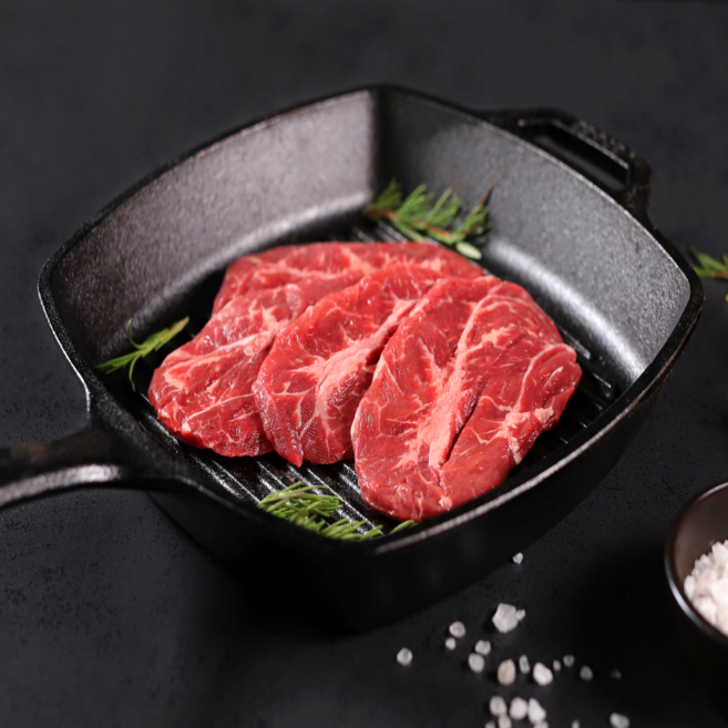 농장을부탁해 프리미엄 고급 소고기 육즙이 살아있는 부드러운 한입 부채살, 1박스, 600g