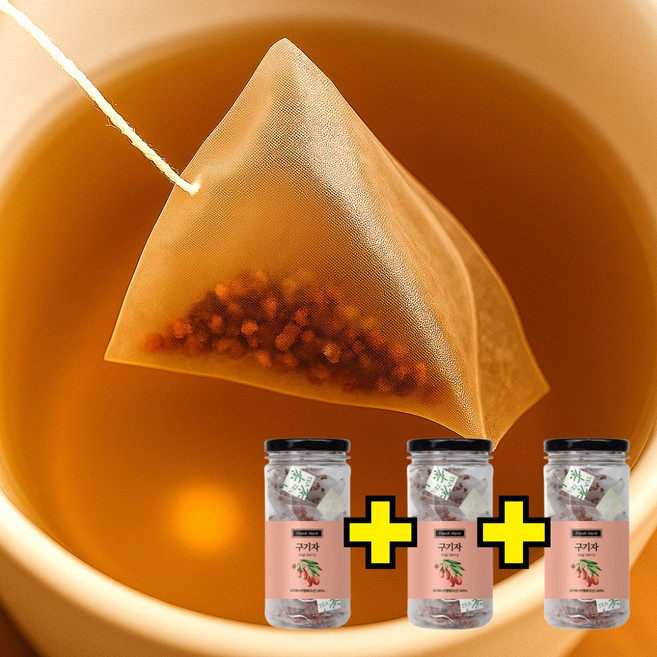 국산 구기자 차 티백형 카페인없는 건강차, 3개, 20개입, 1g