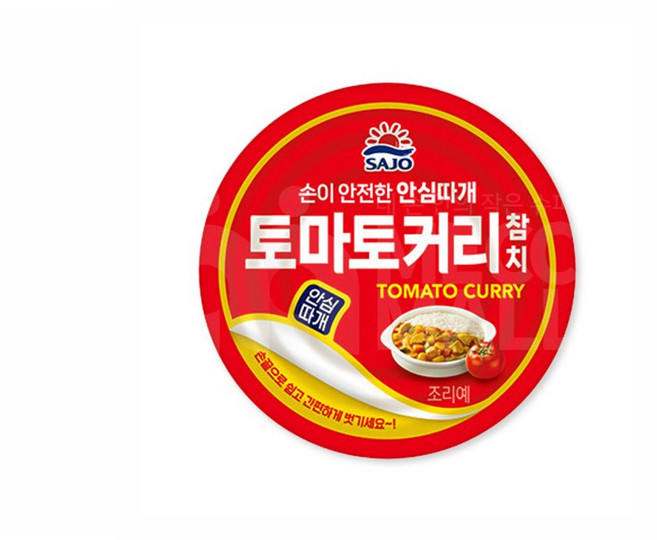 사조오양 토마토커리 참치, 100g, 5개