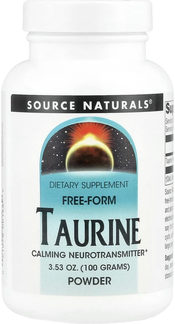 행복하고 건강하게 Source Naturals 타우린 분말 3.53 oz (100 그램) 백년회로하세요, 1개 - 쿠팡