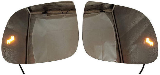 후측방 경보시스템 센서 자동차 사각지대 모니터링 시스템 BSD 렌즈 라이트 알람 레이더 안전 운전 초음파 거리 보조 차선 변경 도구, 01 YELLOW, 01 CN, 1개