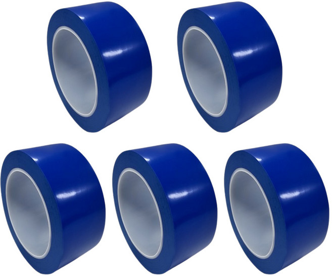 프로테이프 라인테이프 48mm*30M 파랑 5개 바닥라인테이프 PVC 안전 경계 주차표시 구획 동선 사선