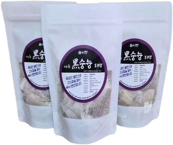 솜이랑 화타식 흑숭늉차 친환경티백, 2g, 2개, 50개입