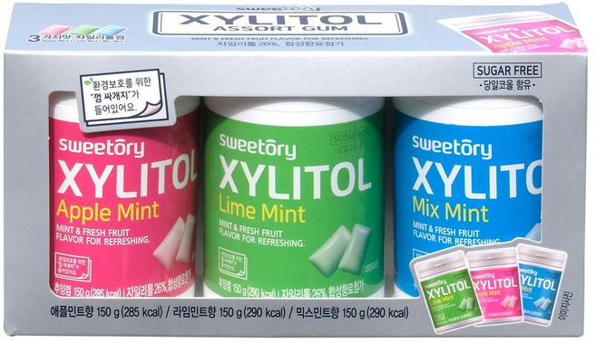 코스트코 스위토리 자일리톨 껌 150gx3, 450g, 1개