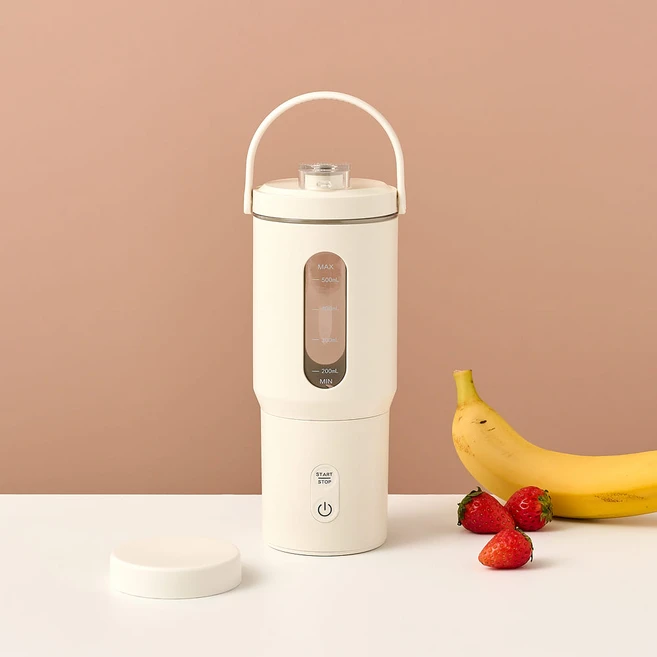 모던하우스 휴대용 무선 텀블렌더 500ml 크림-LT0226005 - 쿠팡