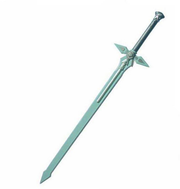 목검 수련용 코스프레 소드 아트 온라인 다크 리펄서 키리토 키리가야 카즈토 소품 유키 아스나 블랙 도구 80cm, 옵션02) WHITE