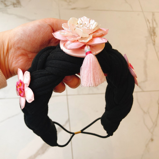 BEEU 비유 한복가채 중전가체 한복머리장식 한복머리장신구 한복머리띠 한복헤어밴드 한복소품 한복머리가발