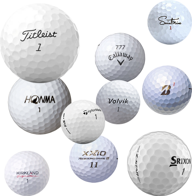굿샷골프 특a+급 최상급 골프공 로스트볼, 화이트, 1개, 10개입