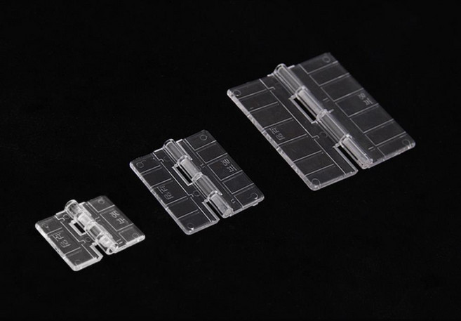 [소소마루] 내구성 투명 경첩 아클릴 접는경첩 5개 (사이즈) 잠금장치 창고문 잠금부속 ME92143