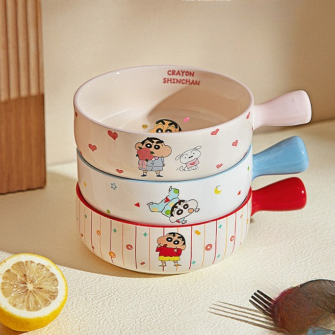 짱구 손잡이 다용도 라면 용기 밥그릇 오븐용 세라믹 도자기 신혼부부 집들이 선물 추천