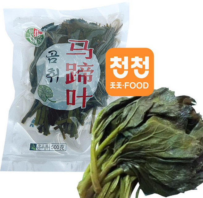 [천천중국식품] 연변특색 염장곰취 500g, 1개