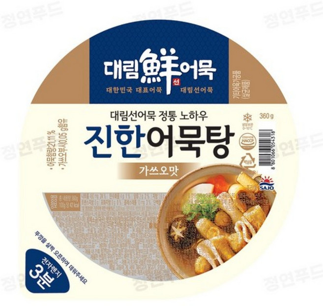 대림선 가쓰오 어묵탕 360g x 12팩 즉석어묵탕, 12개