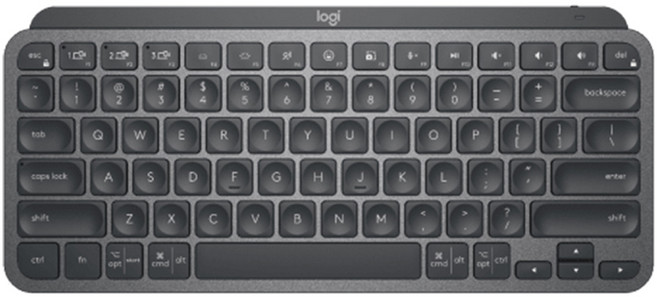 로지텍 MX KEYS 미니 더 마스터 시리즈 무선 키보드, 블랙, 제조사축