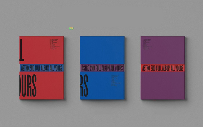 아스트로 ASTRO - 정규 2집 All Yours [YOU + ME + US 3종 세트] [한정판 Sleeve Case 포함 SET 버전], 포스터 없음