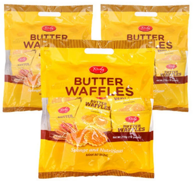 리치 에그 버터와플 간식 디저트, 3개, 270g - 쿠팡