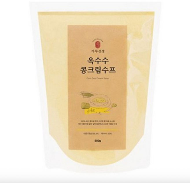 가루선생 옥수수 콩 크림 분말수프, 500g, 1개