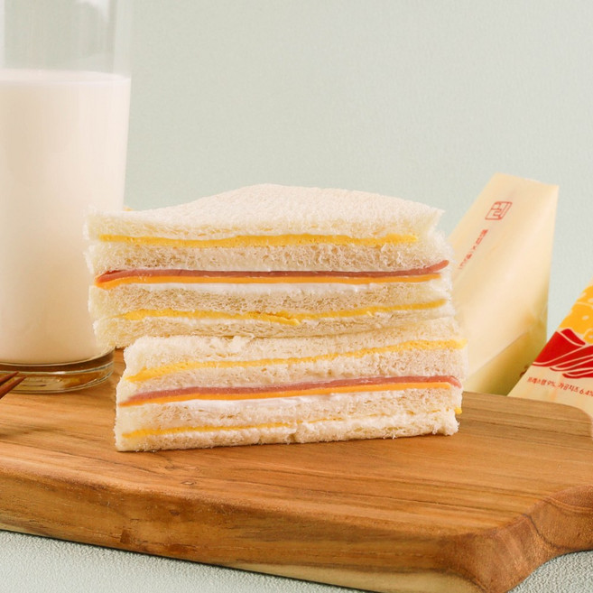 대만 샌드위치 햄 치즈 브런치 간식 디저트, 10개, 75g