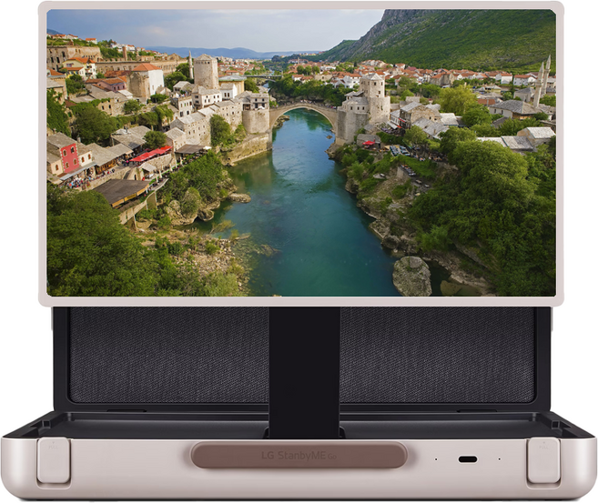 엘지전자 스탠바이미 고(GO) 휴대용 소형 포터블 티비, 68cm, 27LX5QKNA, 스탠드형, 고객직접설치