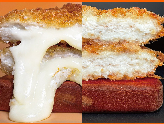 제주 흑돼지 등심 치즈 돈가스 돈까스 수제 국내산 모짜렐라 개별포장 소스제공 155g, 흑돼지 등심 돈까스 155g, 1개