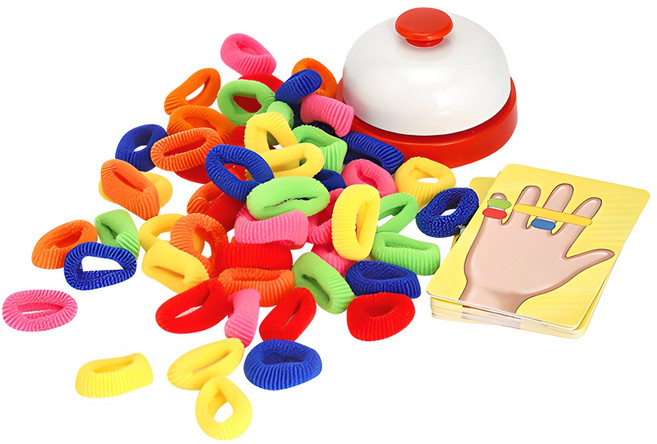 캐스비 딩딩링 스피드 반지 보드게임, 혼합색상, 1개