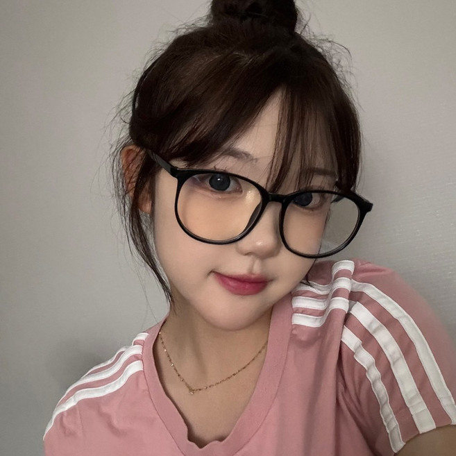 블루라이트 차단 빅사이즈 뿔테 안경