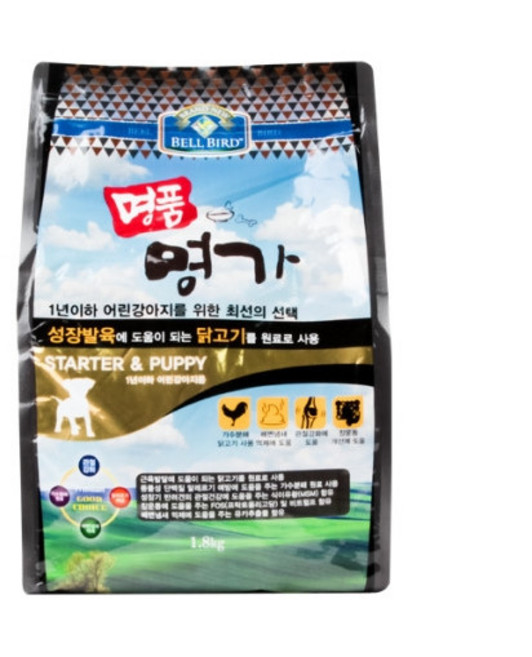 데이스포 [펫 파라다이스]명품명가 퍼피1.8KG 강아지 반려견(애견)사료 사료, 1개, 1.8kg, 닭