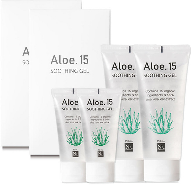 나어릴때 USDA인증 유기농 알로에베라 수딩젤 230ml, 2개
