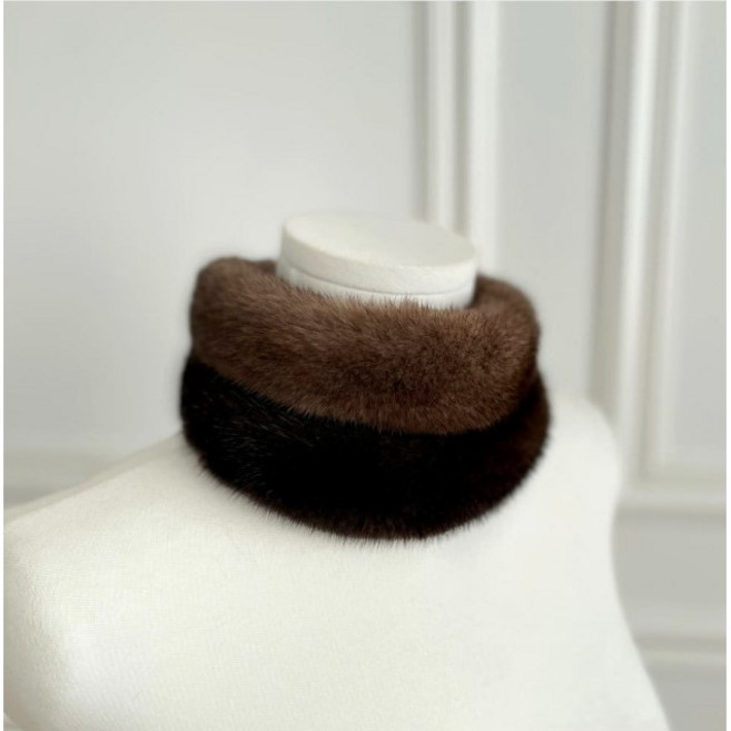 베리모 밍크 머플러 쁘띠 링자석 퍼 목도리