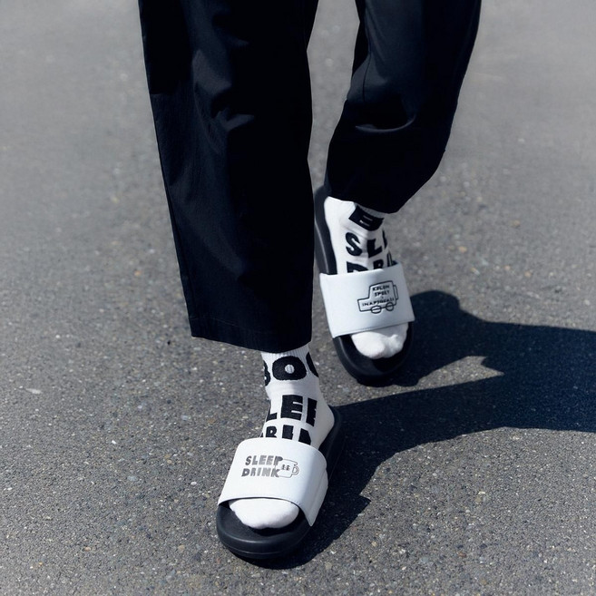 (국내매장정품) 코오롱스포츠 KSXINAPSLIDE 남녀공용 슬라이드 FE2AX24910BLK 269242