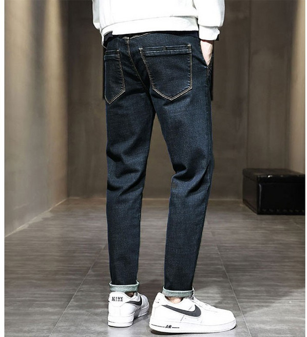 포켓 콤비 기모 워싱진 (3302A)