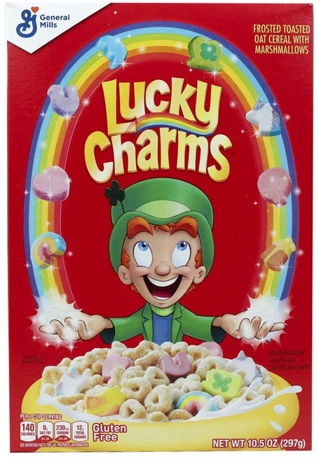 제네럴밀스 럭키 참 오트 시리얼 마시멜로, 297g, 1개 - 쿠팡