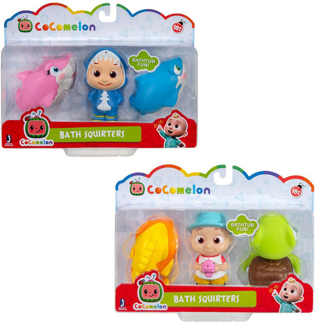 코코멜론 목욕놀이세트, 혼합색상, 1개