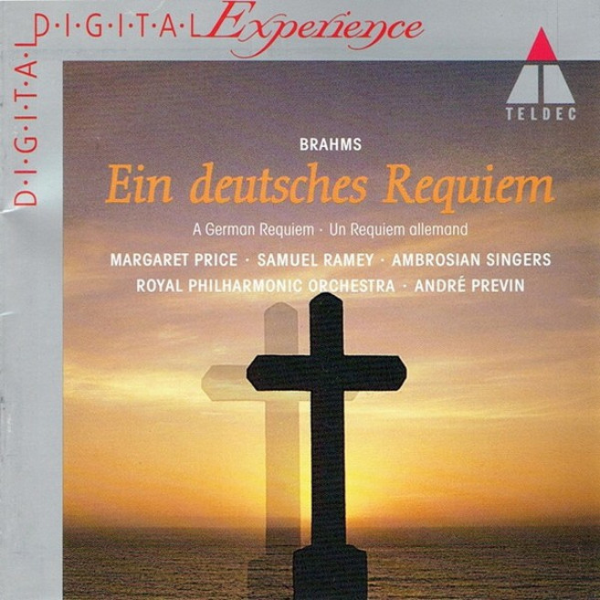 (CD) Brahms - Ein Deutsches Requiem Op.45/ Andre Previn (브람스 : 독일 레퀴엠)