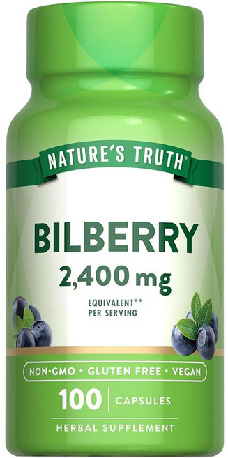 Nature's Truth 뉴 빌베리 1200mg 100정, Nature's Truth 뉴 빌베리 1200mg 10, 1개