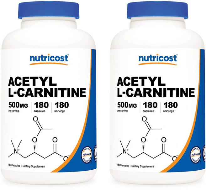 뉴트리코스트 아세틸 L-카르니틴 500mg 180캡슐, 180정, 2개 - 쿠팡