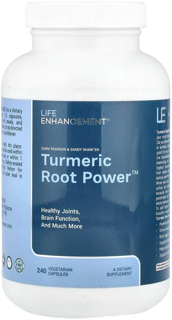 라이프인헨스먼트 터메릭 루트 파워 240 캡슐, 1개, 240정 - 쿠팡