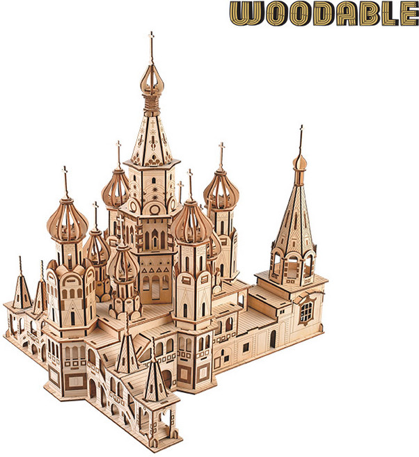 우더블 입체퍼즐 세인트바실성당, 1개