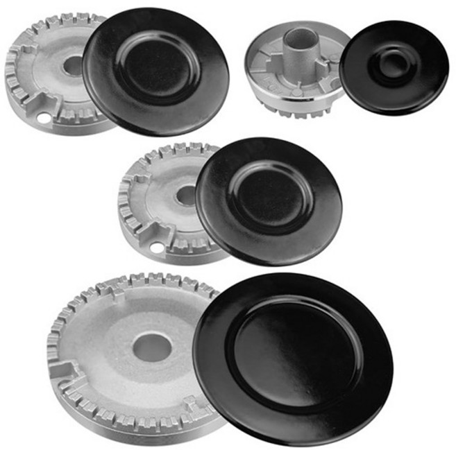 가스렌지 호환부품 오븐 가스 호브 버너 화염 캡 세트 화구 대부분의 스토브 버너에 적합, 01) 1C, 1개