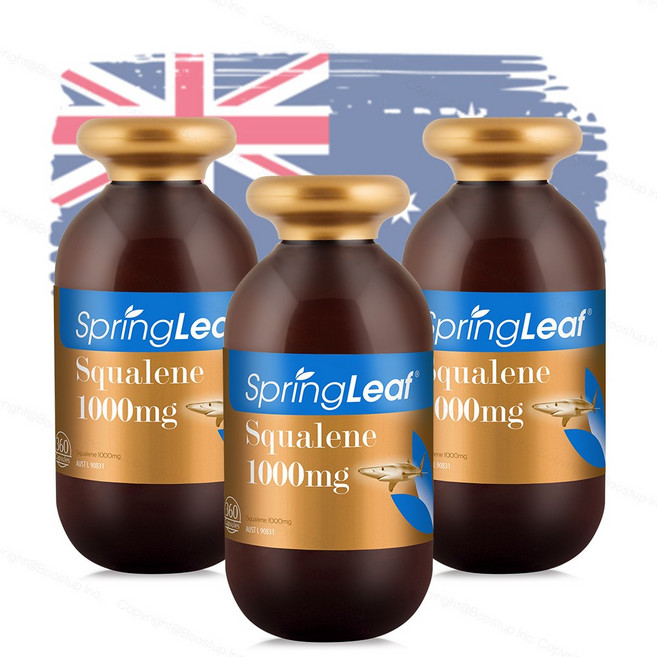 스프링리프 호주 스쿠알렌 1000mg 360캡슐x3통, 360정